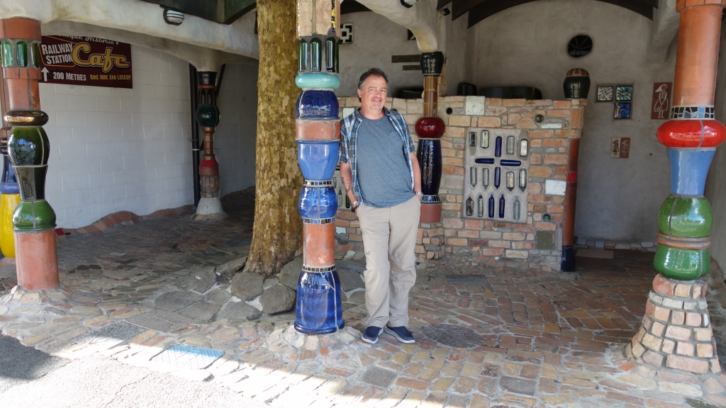 Hundertwasser Toilette in Kawakawa